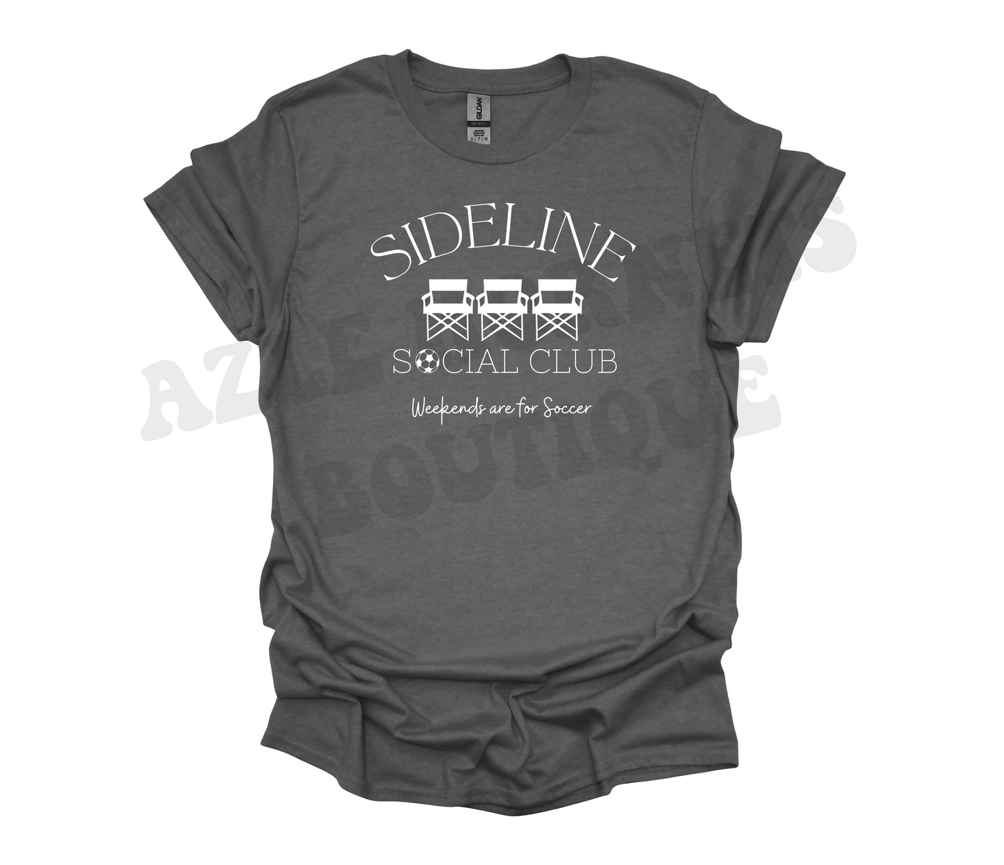 Adult Soccer Sideline Social Club T-shirt