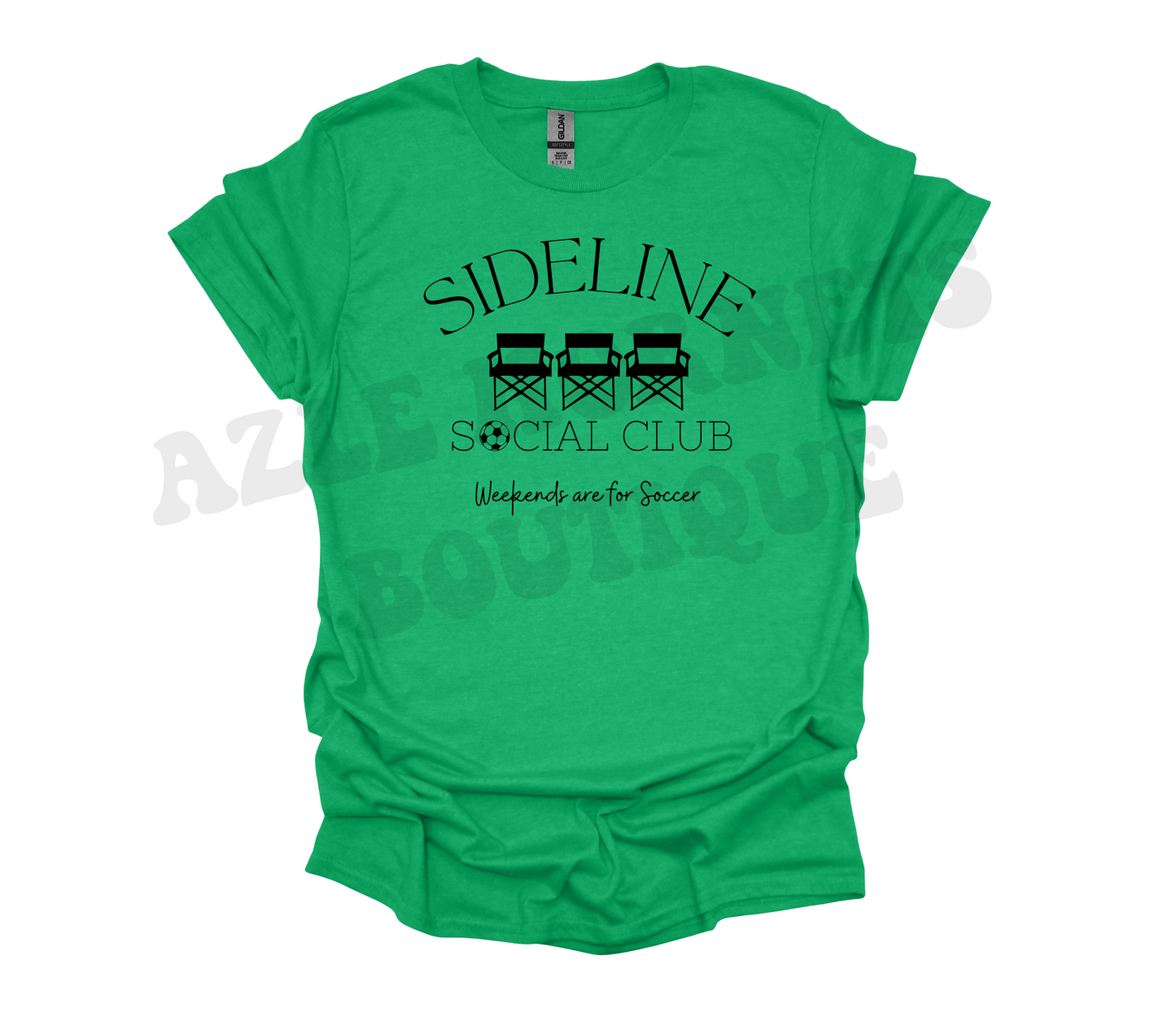 Adult Soccer Sideline Social Club T-shirt