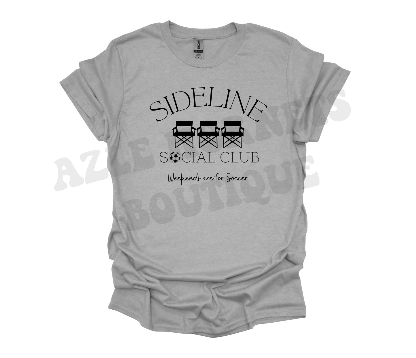 Adult Soccer Sideline Social Club T-shirt