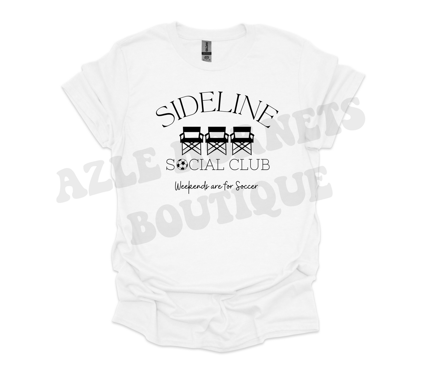 Adult Soccer Sideline Social Club T-shirt
