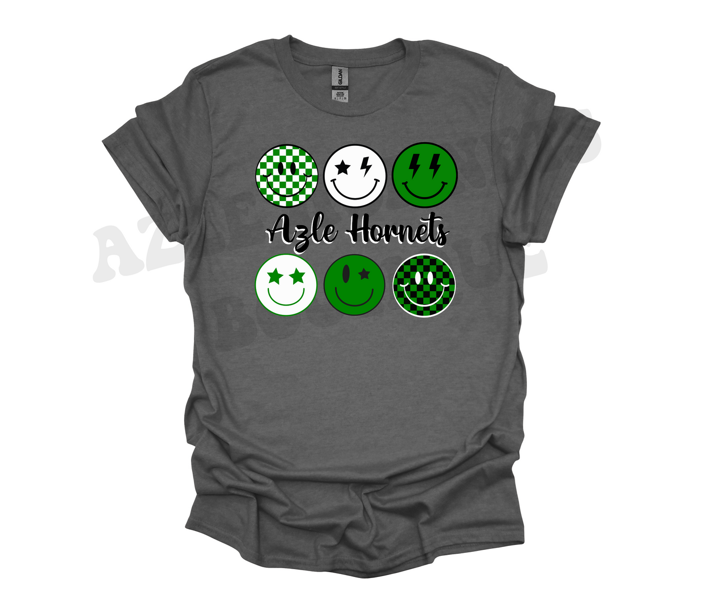 Adult Azle Hornets Smiley Shirt