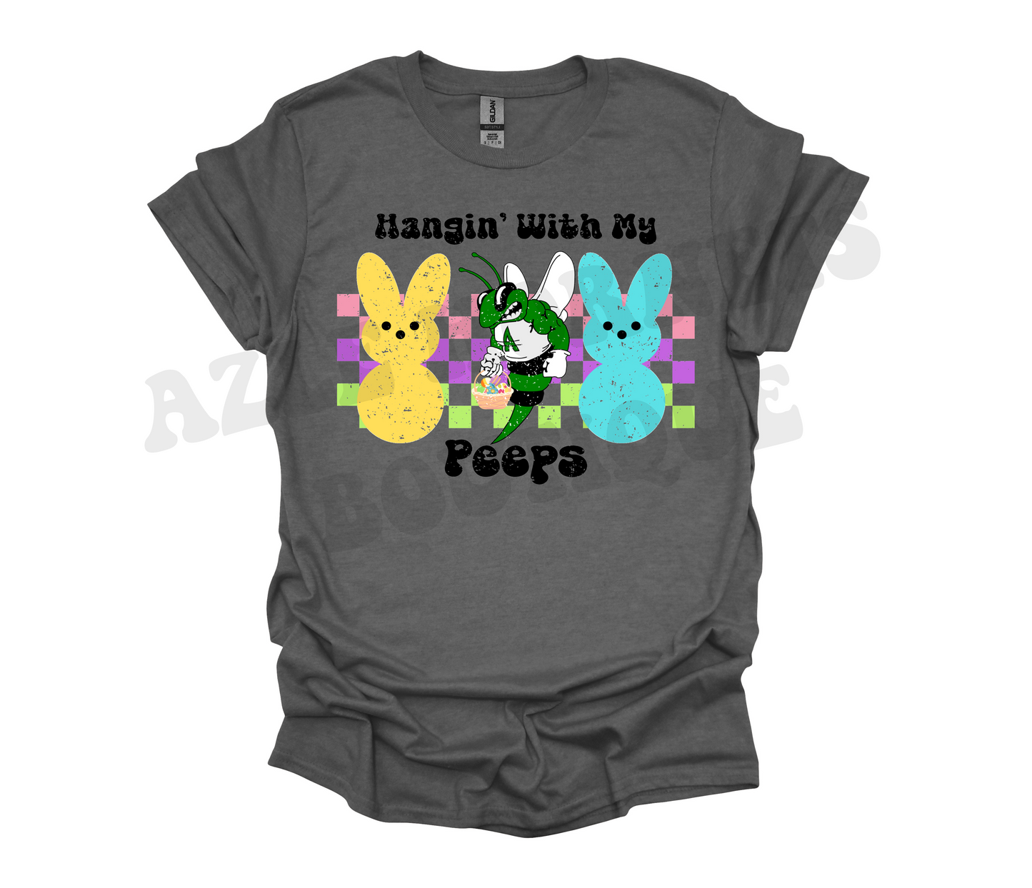 Adult Azle Hornet Hangin' with my Peeps Shirt