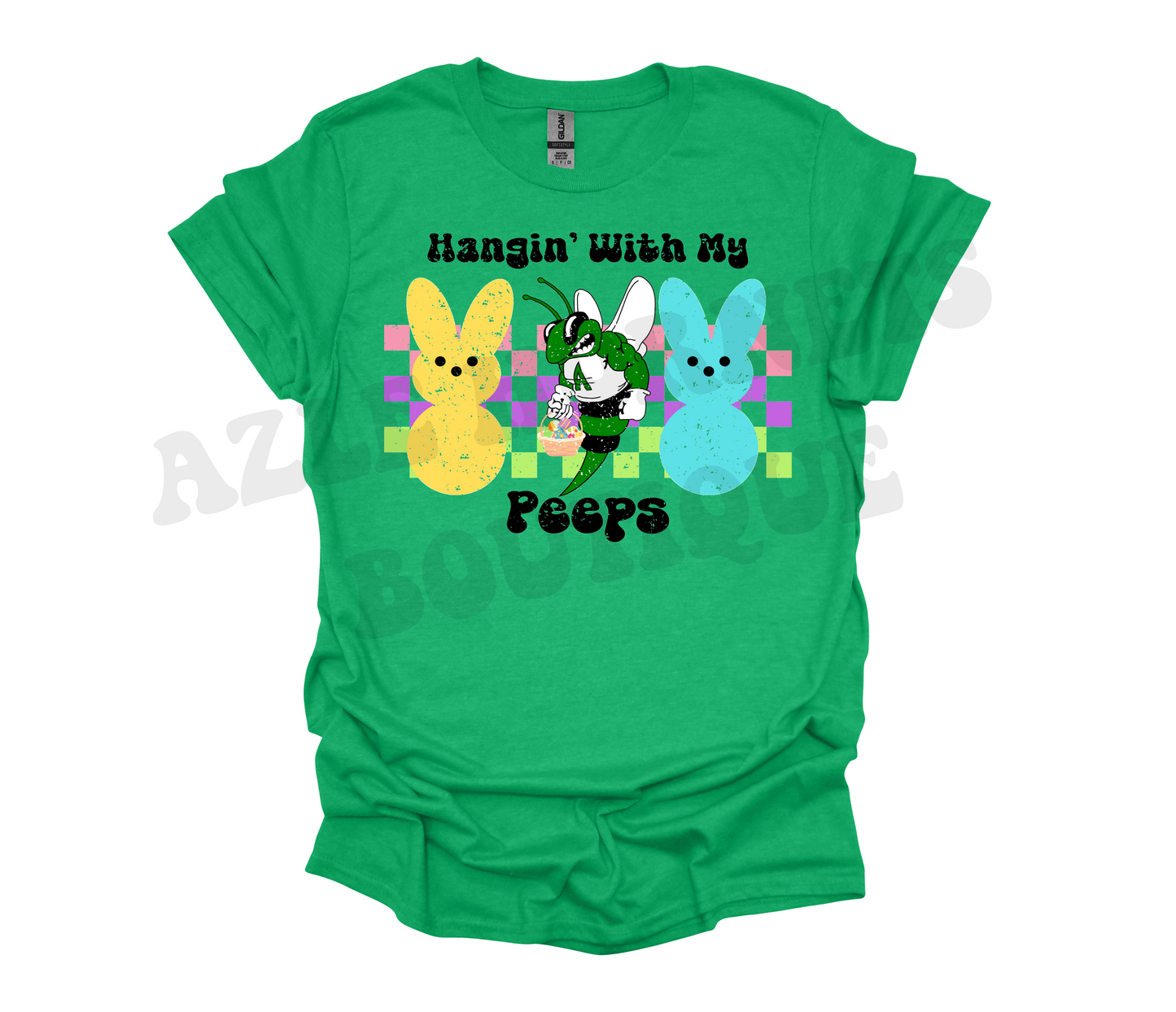 Adult Azle Hornet Hangin' with my Peeps Shirt