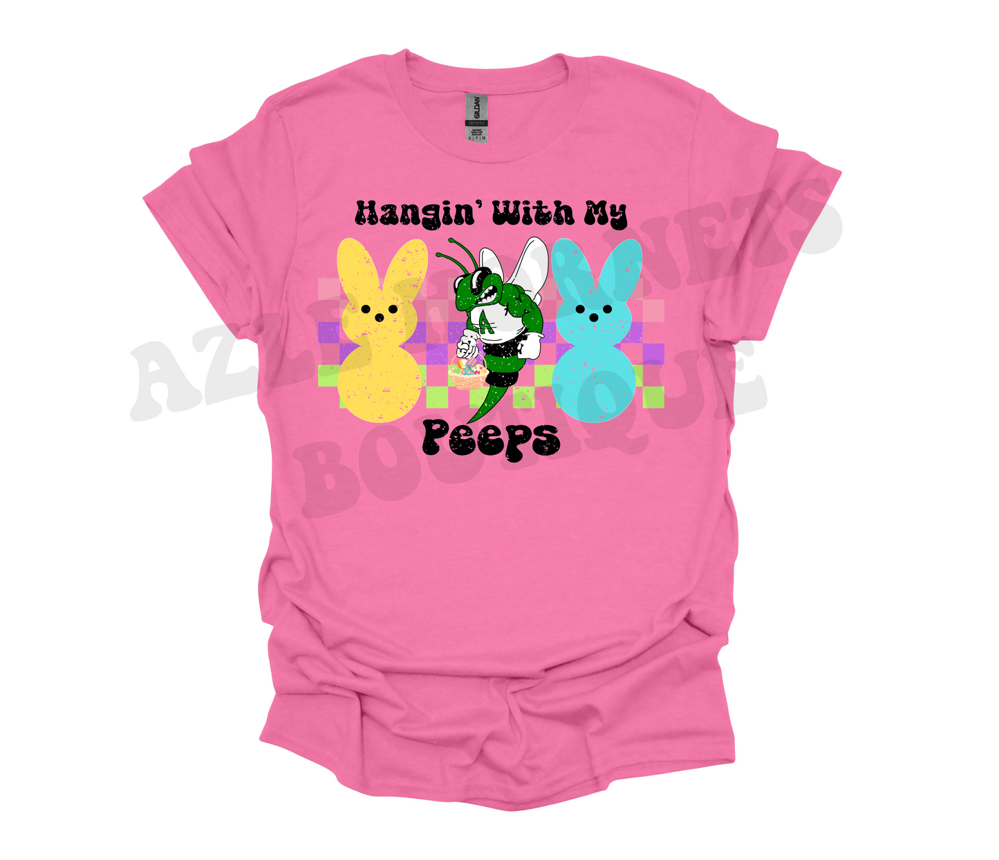 Adult Azle Hornet Hangin' with my Peeps Shirt