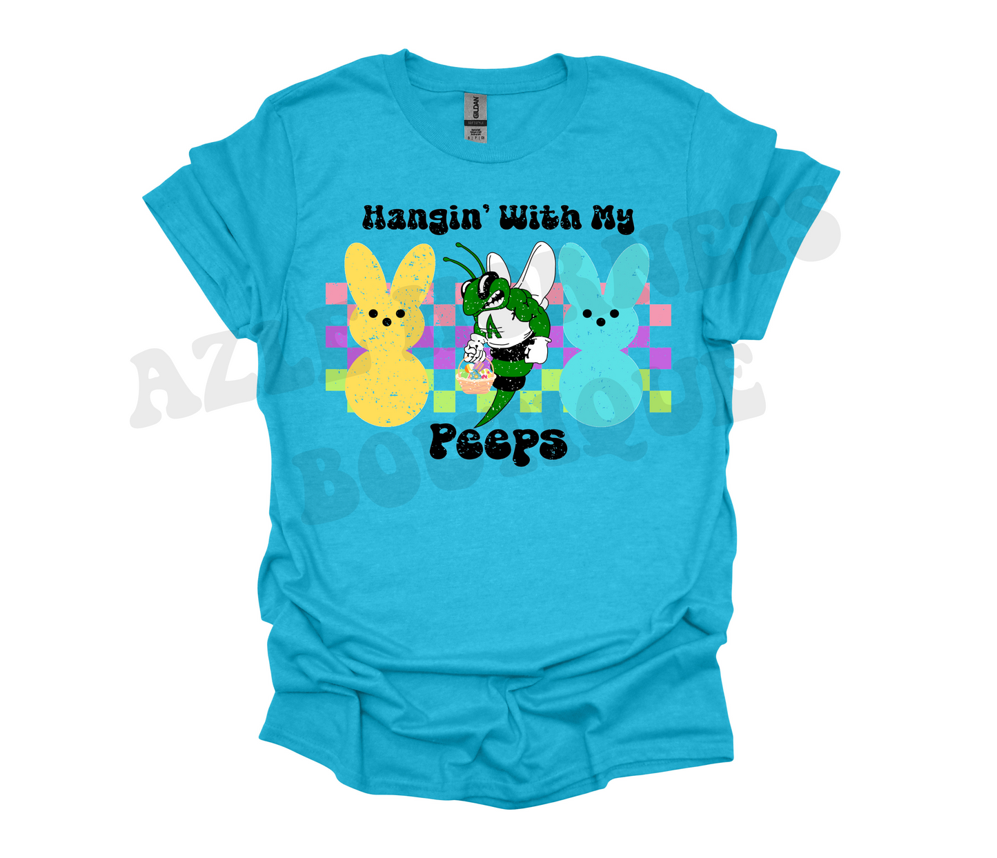 Adult Azle Hornet Hangin' with my Peeps Shirt