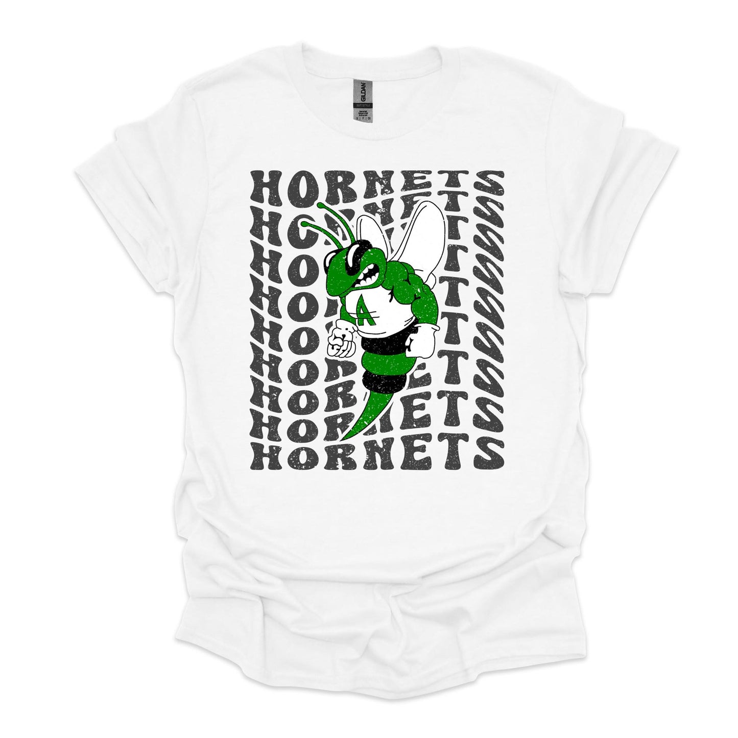 Adult Azle Hornets Retro Wave T-Shirt