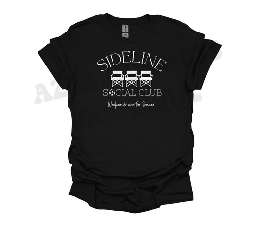 Adult Soccer Sideline Social Club T-shirt